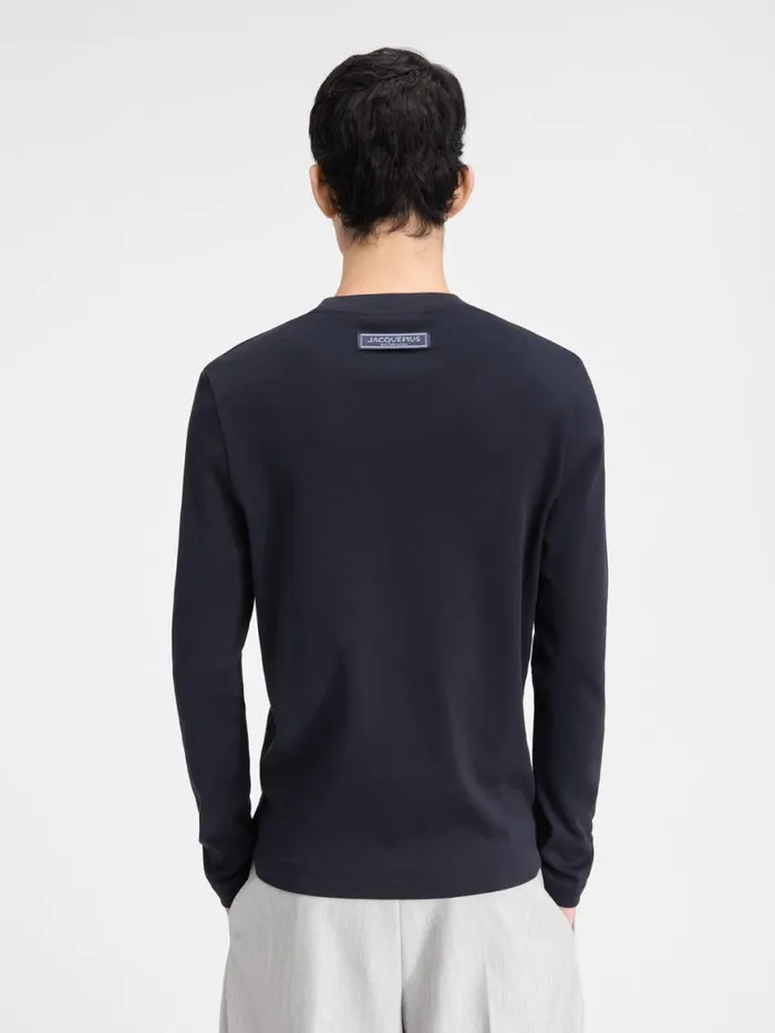 The Pesco Longsleeve Tshirt Dark Navy Men JACQUEMUS Tshirts The Pesco Longsleeve Tshirt Dark Navy Men JACQUEMUS Tshirts