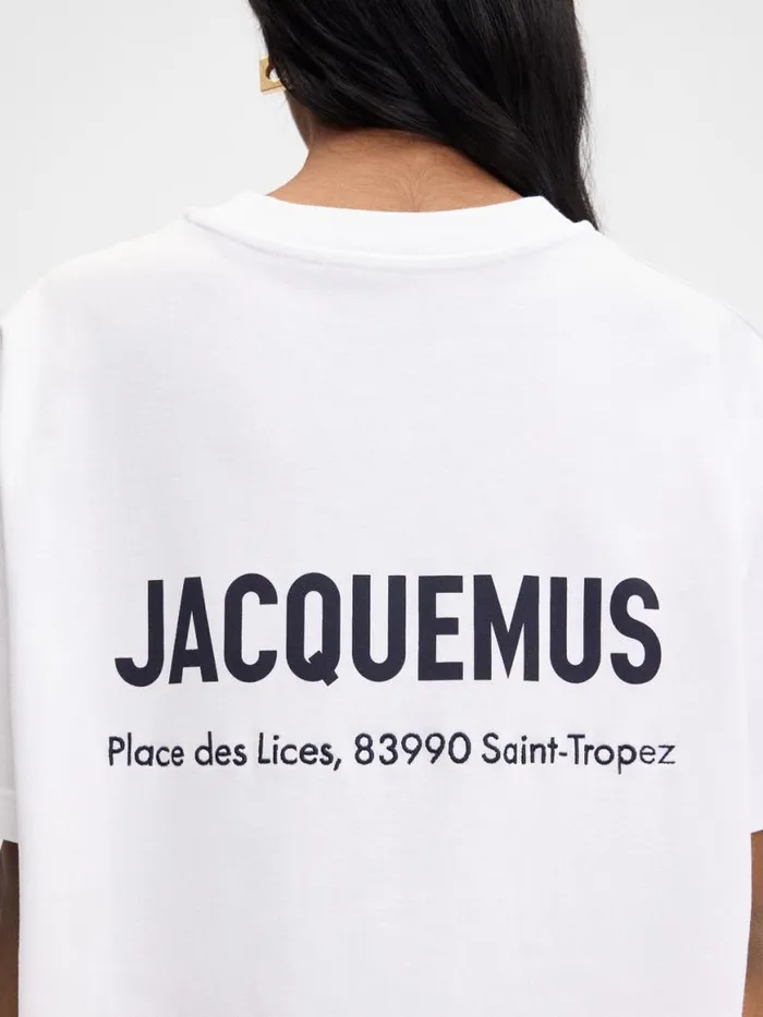 The Saint Tropez Place Des Lices Address Tshirt Saint Tropez Lices WomenMen JACQUEMUS Tshirts The Saint Tropez Place Des Lices Address Tshirt Saint Tropez Lices WomenMen JACQUEMUS Tshirts