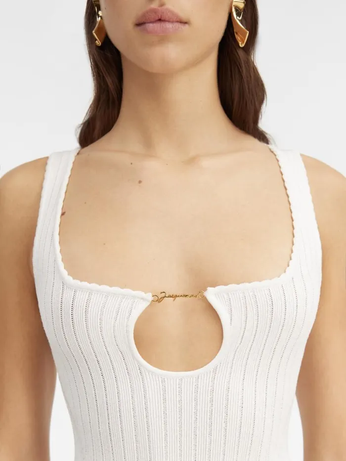 The Sierra Mini Dress Offwhite Women JACQUEMUS Dresses and Skirts The Sierra Mini Dress Offwhite Women JACQUEMUS Dresses and Skirts