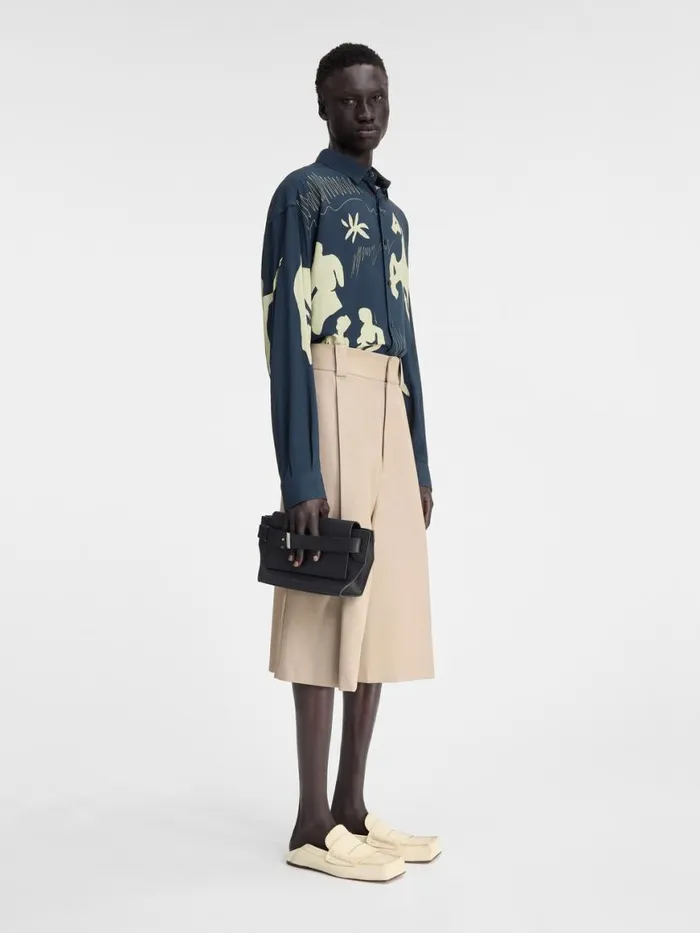 The Simon Shirt Print Horse Scene Navy Men JACQUEMUS Shirts The Simon Shirt Print Horse Scene Navy Men JACQUEMUS Shirts