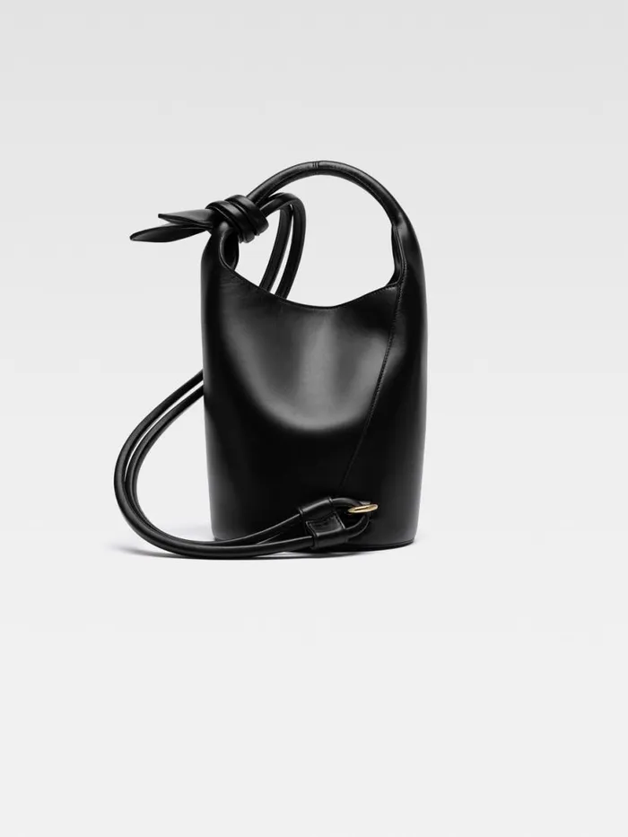 The Small Tourni Black Women JACQUEMUS Crossbody and Handbags The Small Tourni Black Women JACQUEMUS Crossbody and Handbags