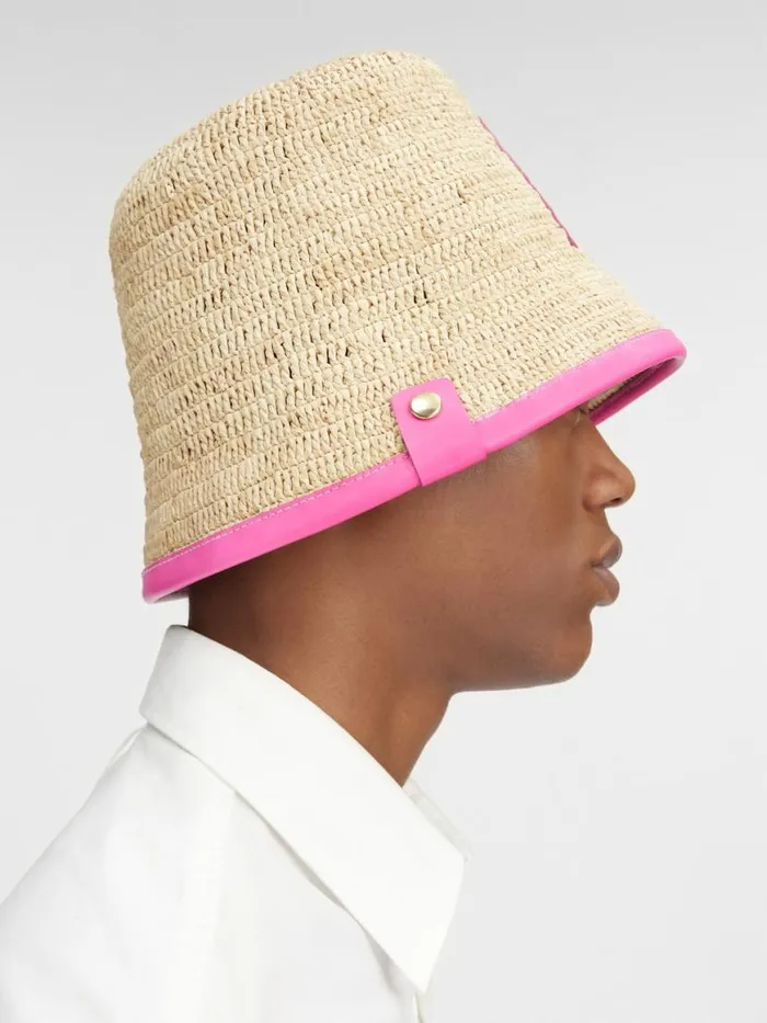 The Soli Bucket Hat Neon Pink WomenMen JACQUEMUS Hats The Soli Bucket Hat Neon Pink WomenMen JACQUEMUS Hats