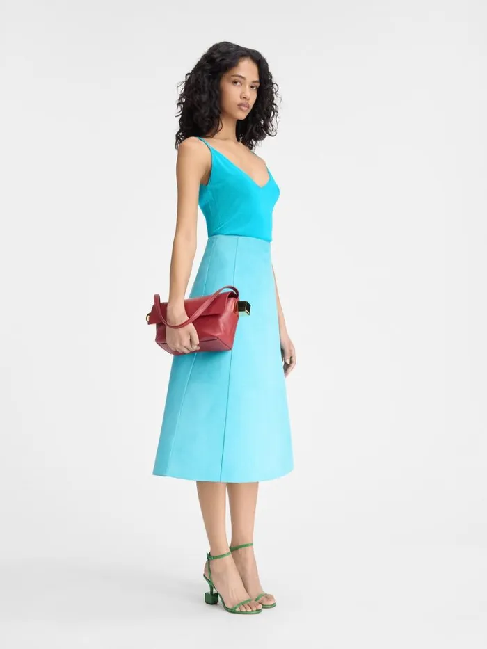 The Spallina Knit Turquoise Women JACQUEMUS Tops and Shirts The Spallina Knit Turquoise Women JACQUEMUS Tops and Shirts