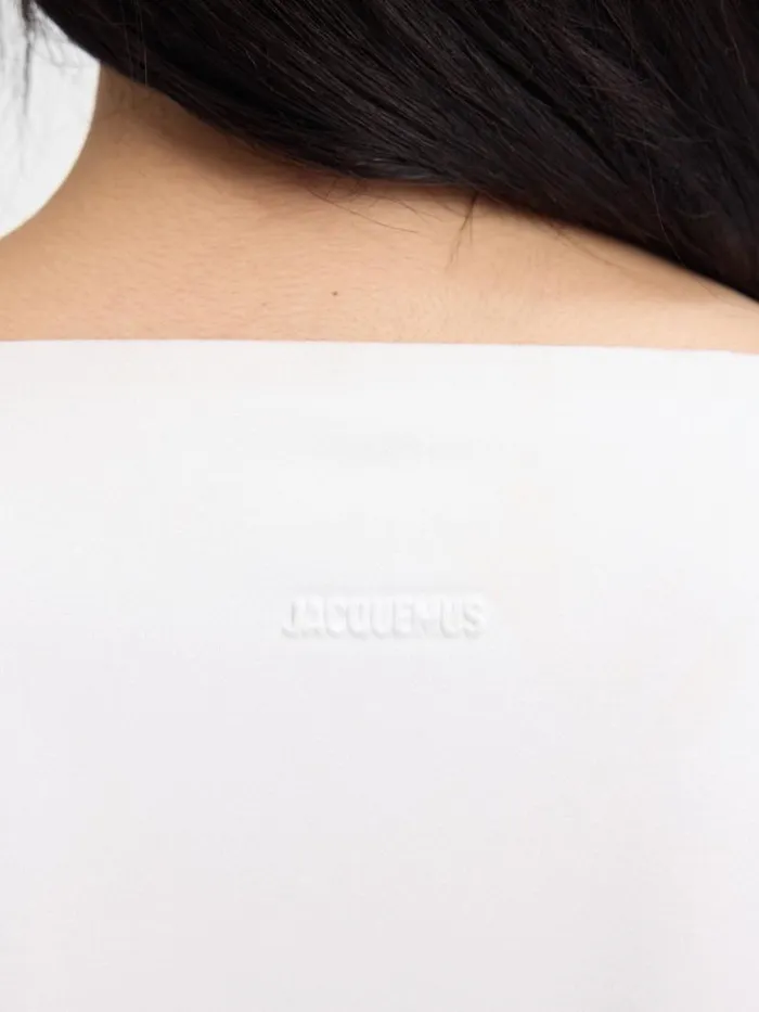 The Spoglio Bodysuit White Women JACQUEMUS Tops and Shirts The Spoglio Bodysuit White Women JACQUEMUS Tops and Shirts