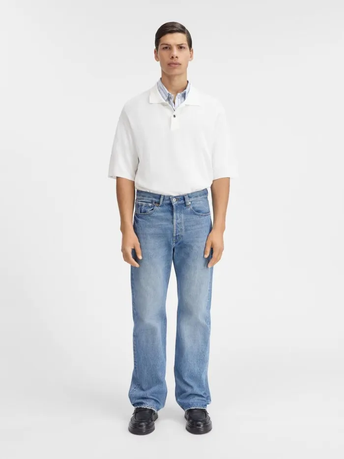 The Straight DeNmes Denim Pants Bluetabac Men JACQUEMUS Denim