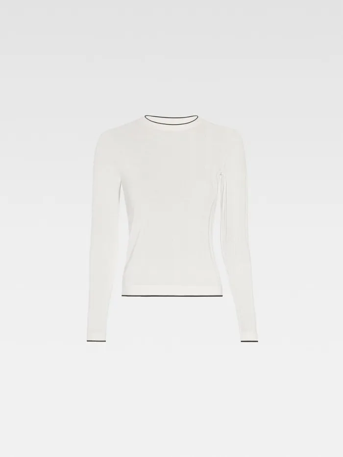 The Tricot Sweater Offwhite Women JACQUEMUS Tops and Shirts The Tricot Sweater Offwhite Women JACQUEMUS Tops and Shirts