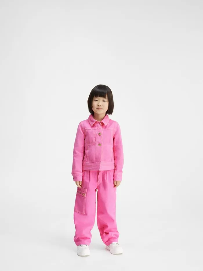 The Wide DeNmes Kids039 Denim Pants Pink WomenMen JACQUEMUS Bottoms
