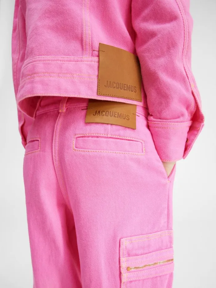 The Wide DeNmes Kids039 Denim Pants Pink WomenMen JACQUEMUS Bottoms The Wide DeNmes Kids039 Denim Pants Pink WomenMen JACQUEMUS Bottoms