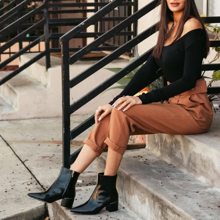 Thursday Boots Booties Luna Black Croco 8211 Women Thursday Boots Booties Luna Black Croco 8211 Women
