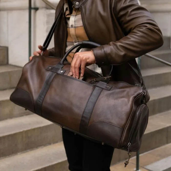 Thursday Boots Duffel and Travel Bags Weekender Bag Anejo 8211 Men Thursday Boots Duffel and Travel Bags Weekender Bag Anejo 8211 Men
