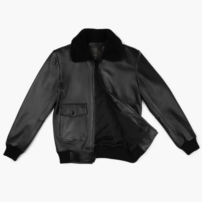 Thursday Boots Leather Flight Jacket Black 8211 Men Thursday Boots Leather Flight Jacket Black 8211 Men