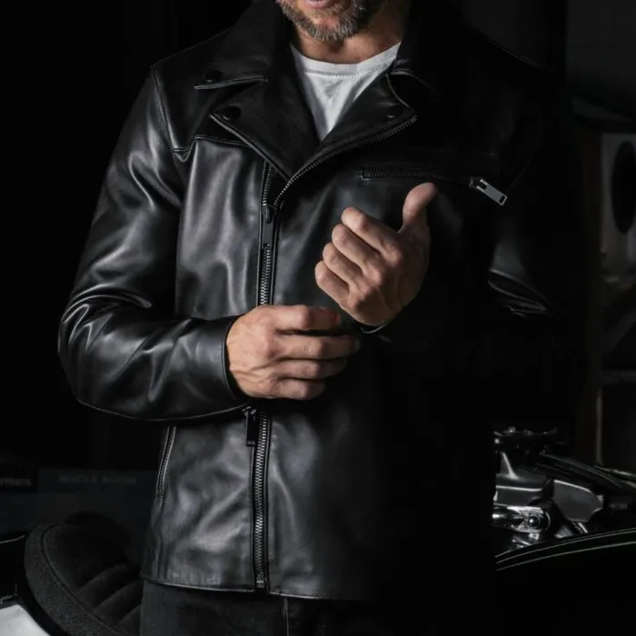 Thursday Boots Leather Motorcycle Jacket Black 8211 Men Thursday Boots Leather Motorcycle Jacket Black 8211 Men