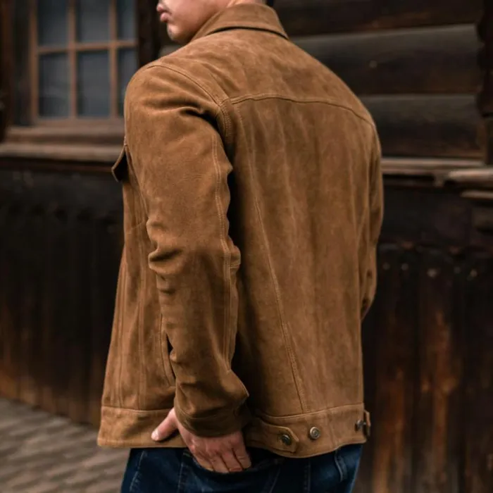 Thursday Boots Leather Suede Trucker Jacket Dusty 8211 Men Thursday Boots Leather Suede Trucker Jacket Dusty 8211 Men