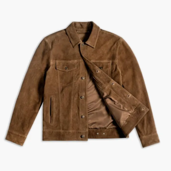 Thursday Boots Leather Suede Trucker Jacket Dusty 8211 Men Thursday Boots Leather Suede Trucker Jacket Dusty 8211 Men