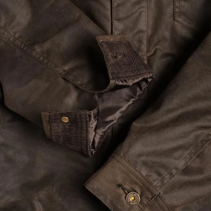 Thursday Boots Leather Waxed Canvas Field Jacket Dark Olive 8211 Men Thursday Boots Leather Waxed Canvas Field Jacket Dark Olive 8211 Men