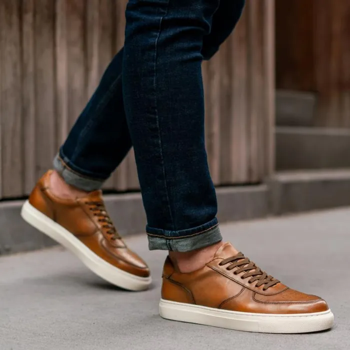 Thursday Boots Low Top Court Toffee X OffWhite 8211 Men Thursday Boots Low Top Court Toffee X OffWhite 8211 Men