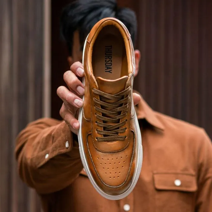 Thursday Boots Low Top Court Toffee X OffWhite 8211 Men Thursday Boots Low Top Court Toffee X OffWhite 8211 Men