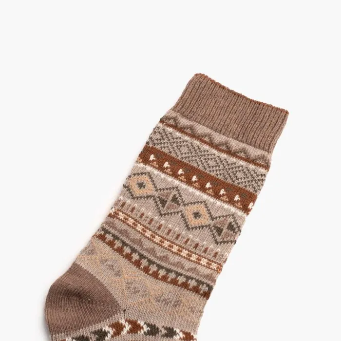 Thursday Boots Socks Women039s Sodello Geo Sock Taupe 8211 Women Thursday Boots Socks Women039s Sodello Geo Sock Taupe 8211 Women