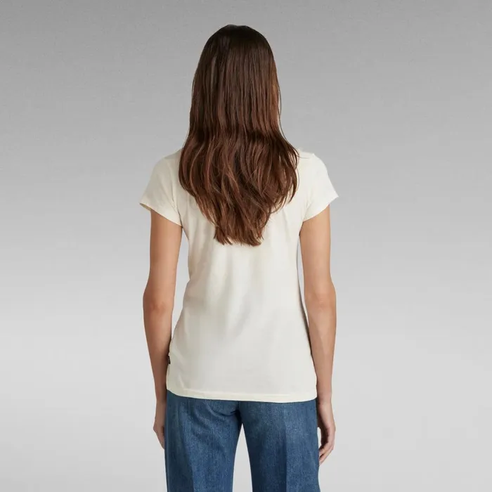 Tops and Tshirts Women GStar RAW Eyben Slim TShirt Papyrus