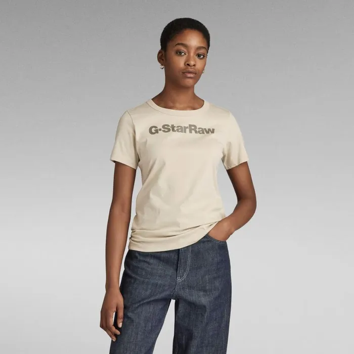 Tops and Tshirts Women GStar RAW GS Graphic Slim Top Spray Green