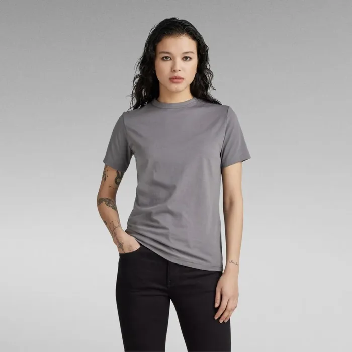 Tops and Tshirts Women GStar RAW Nysid Slim TShirt Granite