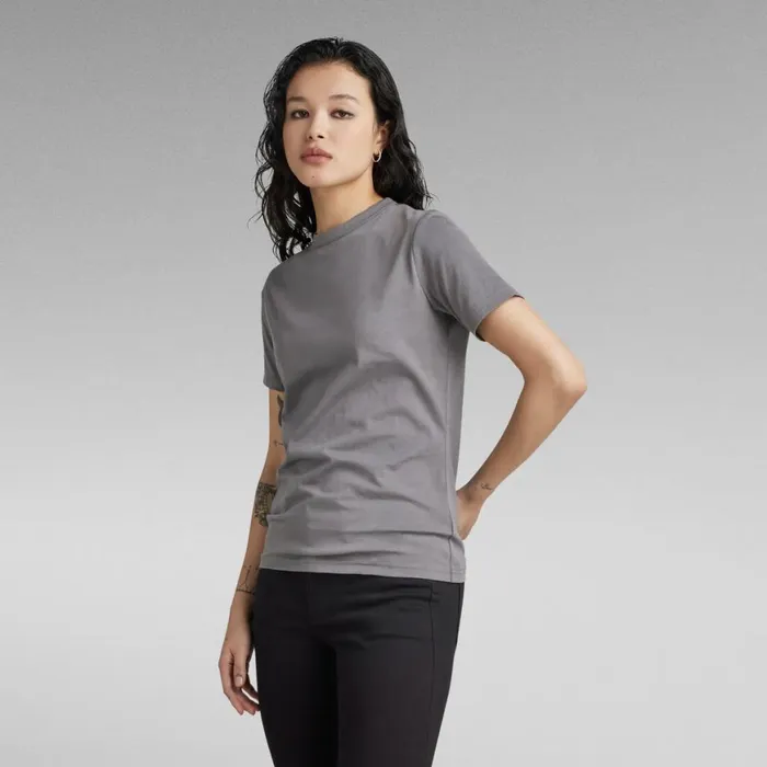 Tops and Tshirts Women GStar RAW Nysid Slim TShirt Granite
