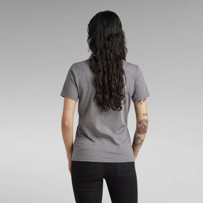 Tops and Tshirts Women GStar RAW Nysid Slim TShirt Granite