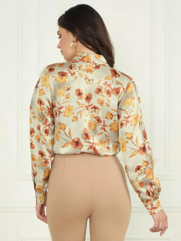 Tops And Sweaters Women Marciano Autumn Dusk Bodysuit Autumn Dusk Print Tops And Sweaters Women Marciano Autumn Dusk Bodysuit Autumn Dusk Print