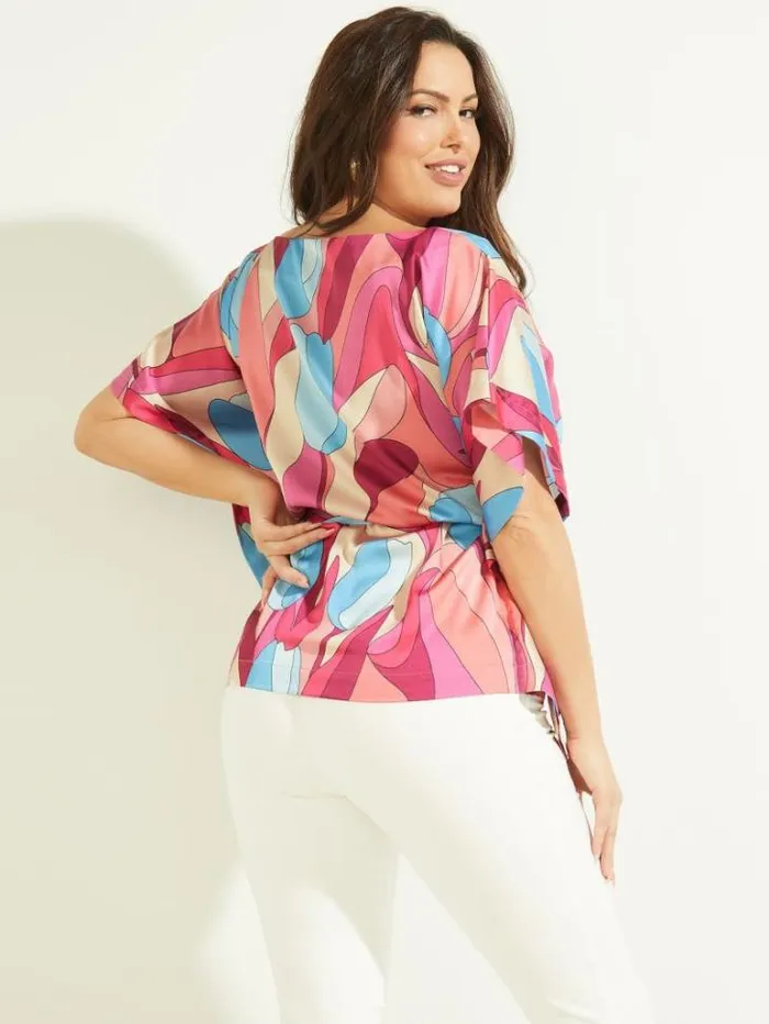 Tops And Sweaters Women Marciano Baja Beach Kimono Bold Bloom Tops And Sweaters Women Marciano Baja Beach Kimono Bold Bloom