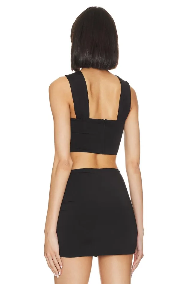 Trinity Crop Top Black Women Lovers and Friends Tops