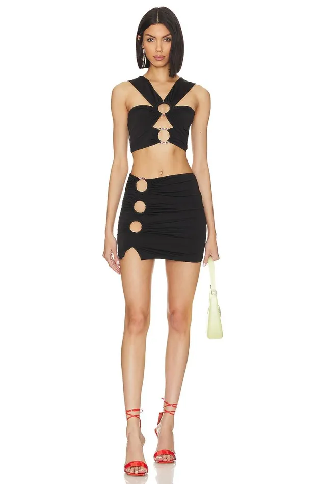 Trinity Crop Top Black Women Lovers and Friends Tops