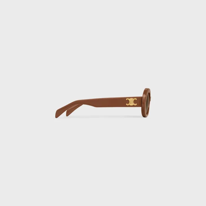 Triomphe 01 Sunglasses In Acetate Camel Women CELINE SUNGLASSES Triomphe 01 Sunglasses In Acetate Camel Women CELINE SUNGLASSES
