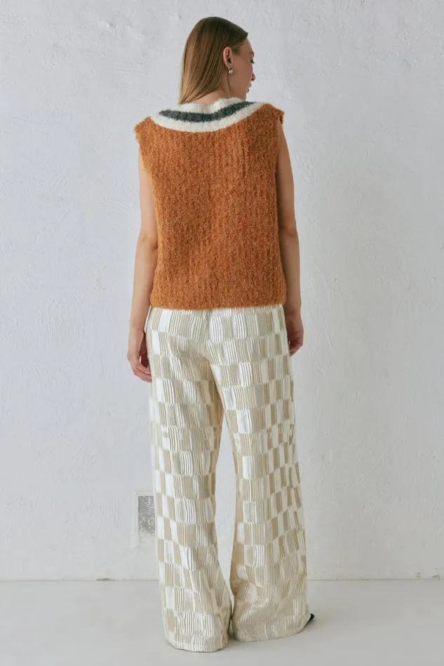 Vests Women VRG GRL Macy Knit Vest Burnt Orange Vests Women VRG GRL Macy Knit Vest Burnt Orange
