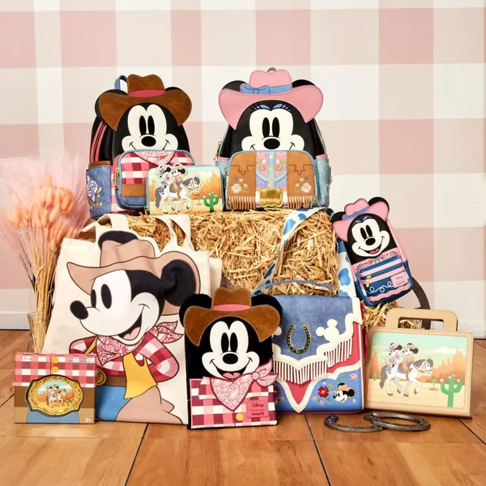 Western Minnie Mouse Cosplay Mini Backpack Unisex Loungefly Backpacks Western Minnie Mouse Cosplay Mini Backpack Unisex Loungefly Backpacks