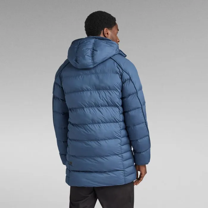 Winter Coats Men GStar RAW GWhistler Padded Hooded Parka Rank Blue