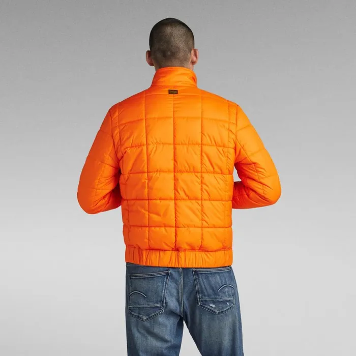 Winter Coats Men GStar RAW Meefic Quilted Jacket Signal Orange