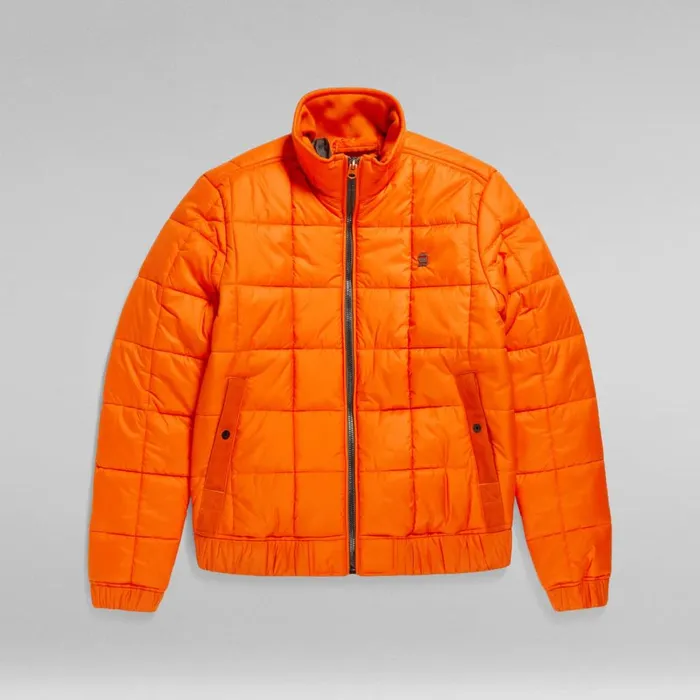 Winter Coats Men GStar RAW Meefic Quilted Jacket Signal Orange