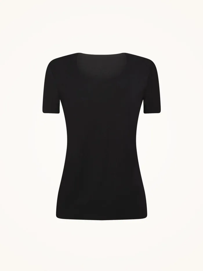 Wolford Aurora Pure Shirt Black Women Tops and Tshirts Wolford Aurora Pure Shirt Black Women Tops and Tshirts