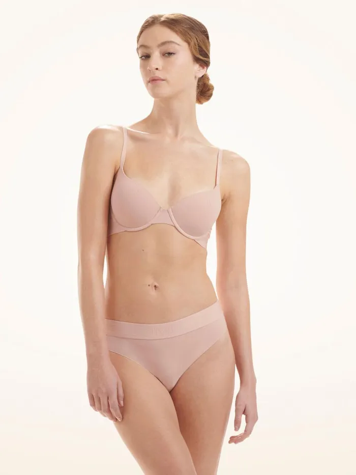 Wolford Beauty Cotton Full Cup Bra Powder Pink Women Bras