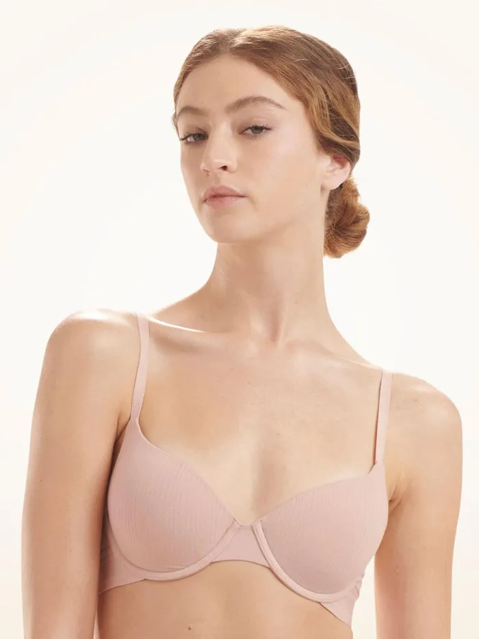 Wolford Beauty Cotton Full Cup Bra Powder Pink Women Bras Wolford Beauty Cotton Full Cup Bra Powder Pink Women Bras