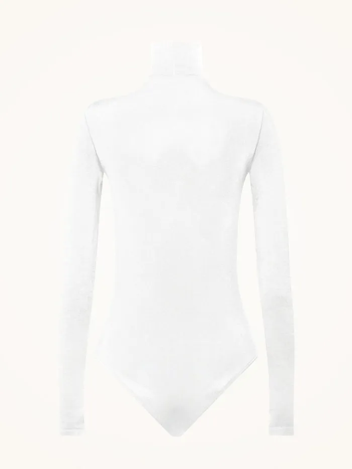 Wolford Colorado Body White Women Longsleeve Bodies