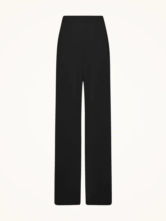 Wolford Crepe Jersey Trousers Black Women Trousers and Jumpsuits