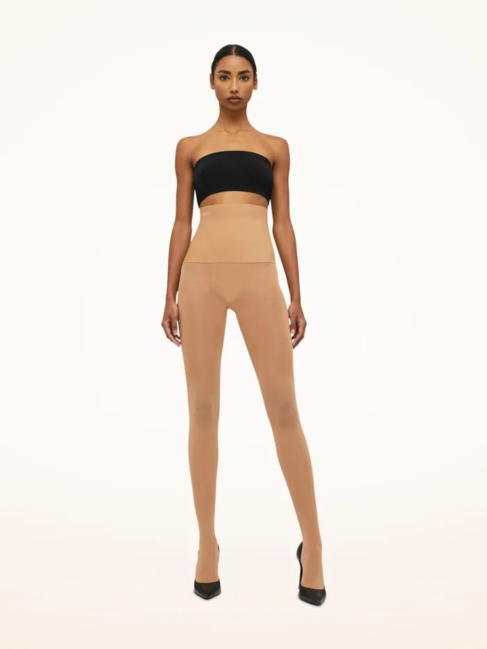 Wolford Fatal High Waist Tights Gobi Women Tights and Socks