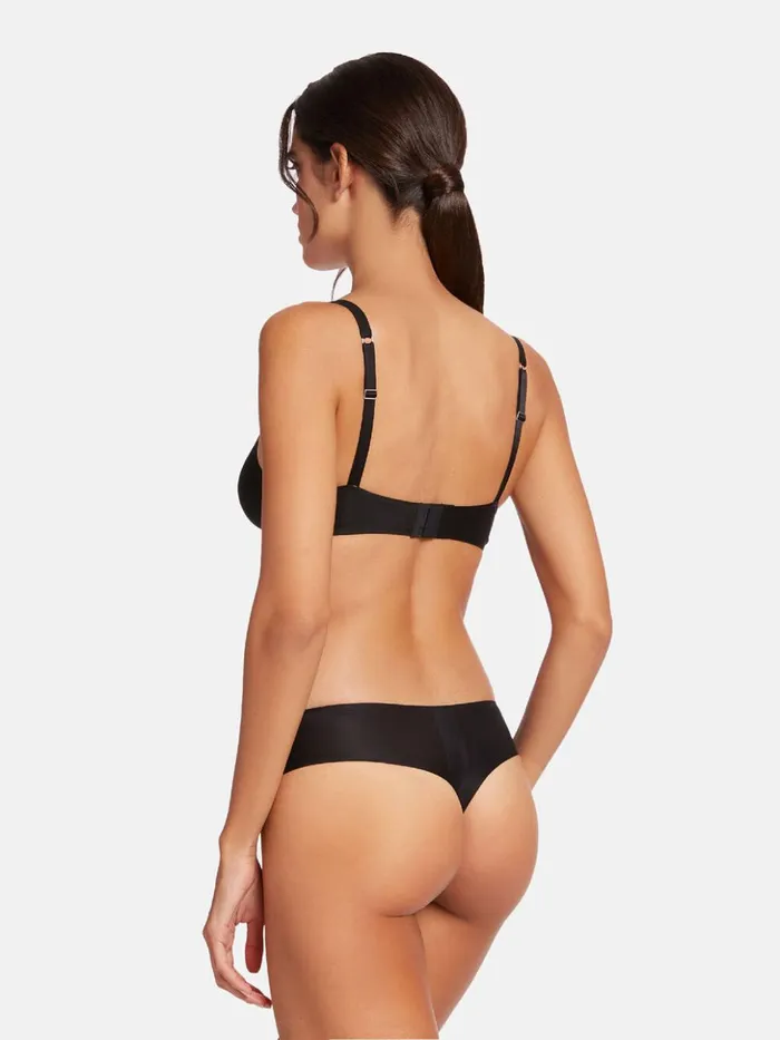 Wolford Skin String Black Women Bras and Bottoms Wolford Skin String Black Women Bras and Bottoms