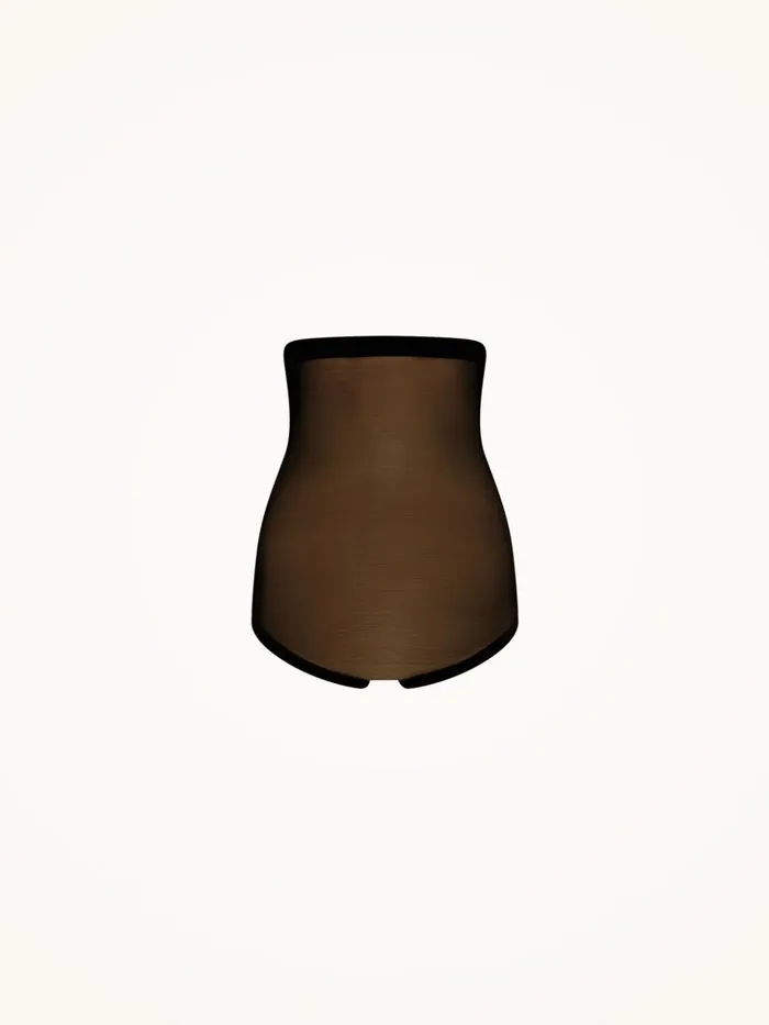 Wolford Tulle Control Panty High Waist Black Women Bras and Bottoms Wolford Tulle Control Panty High Waist Black Women Bras and Bottoms