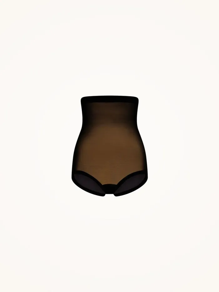Wolford Tulle Control Panty High Waist Black Women Bras and Bottoms Wolford Tulle Control Panty High Waist Black Women Bras and Bottoms