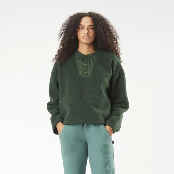 Woman VOLDA FLEECE CREW Picture Organic Clothing Sweats and Hoodies