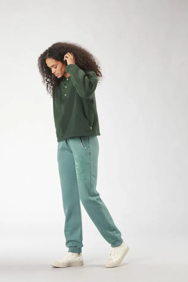 Woman VOLDA FLEECE CREW Picture Organic Clothing Sweats and Hoodies