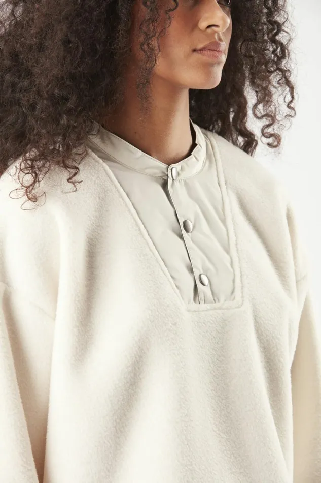 Woman VOLDA FLEECE CREW Picture Organic Clothing Sweats and Hoodies