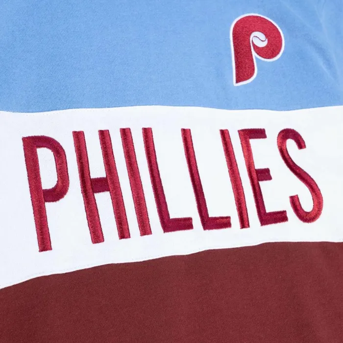 Women039s Hoodies and Sweatshirts Mitchell and Ness Women039s Color Block Crew 20 Philadelphia Phillies Women039s Hoodies and Sweatshirts Mitchell and Ness Women039s Color Block Crew 20 Philadelphia Phillies
